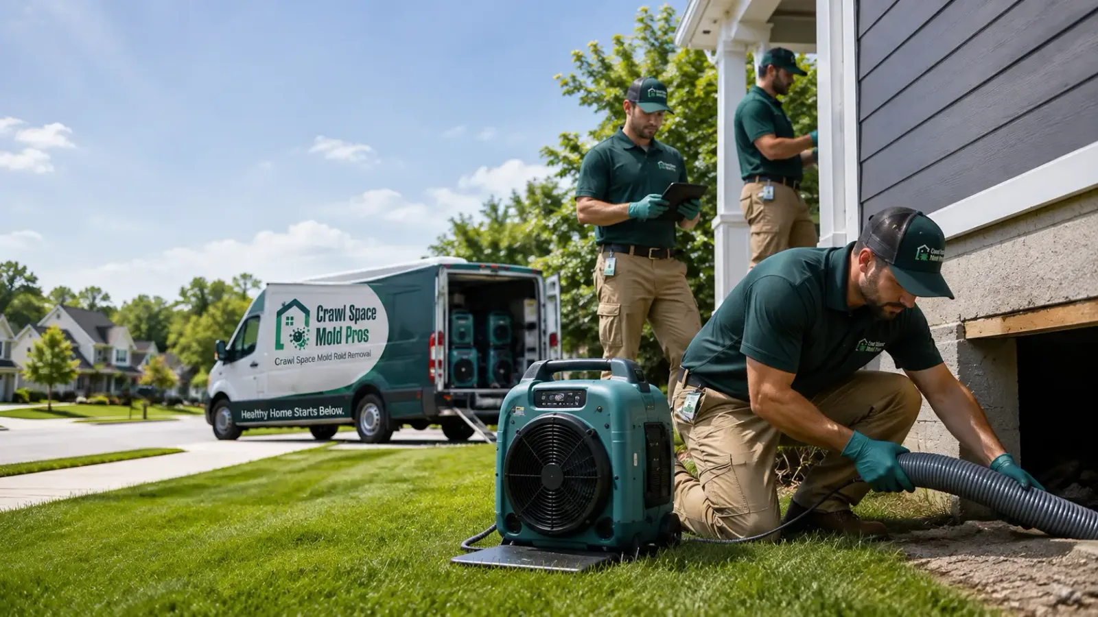 Crawl Space Mold Removal in Interlaken, NY